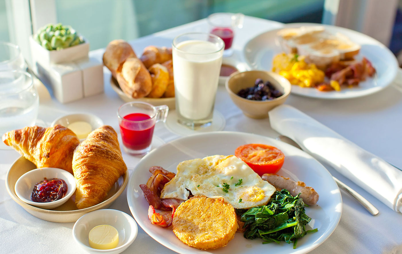 Ontbijt, maar met mate